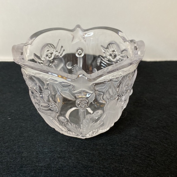 Vintage Mikasa Holiday Cherub Pattern Votive or Tea light Holder - Picture 2 of 5